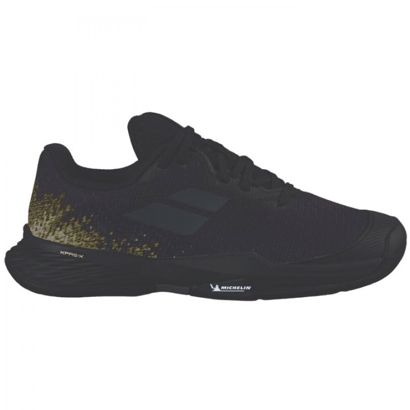 Shop the Babolat Jet Mach 3 Allcourt Black Junior Tennis Shoe